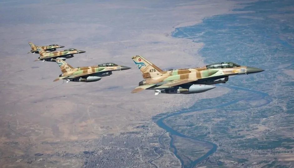 Các chiến đấu cơ F-16i của không quân Israel thực hiện các cuộc không kích vào Iran. Ảnh: BỘ QUỐC PHÒNG ISRAEL