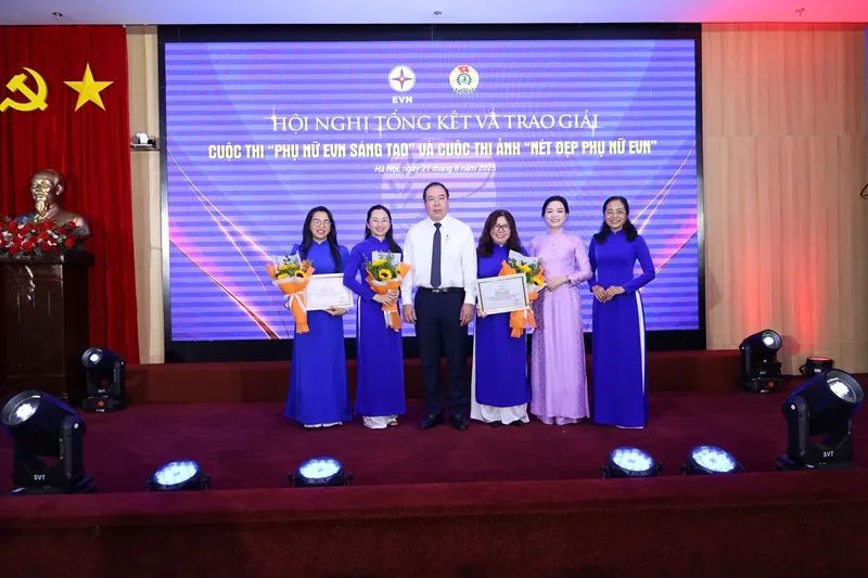 Phụ nữ EVNSPC đạt 1 giải Nhất và 6 giải Khuyến khích Cuộc thi “Phụ nữ EVN sáng tạo”
