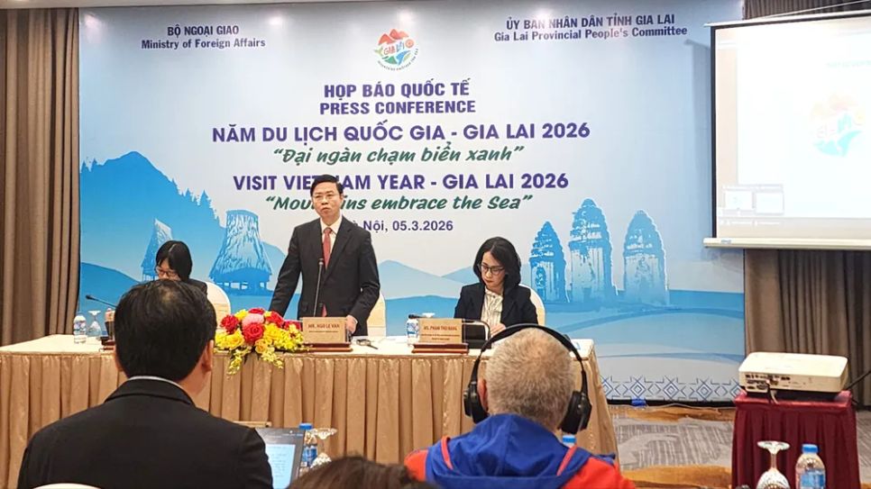 Họp báo quốc tế công bố chuỗi sự kiện Năm Du lịch quốc gia - Gia Lai 2026
