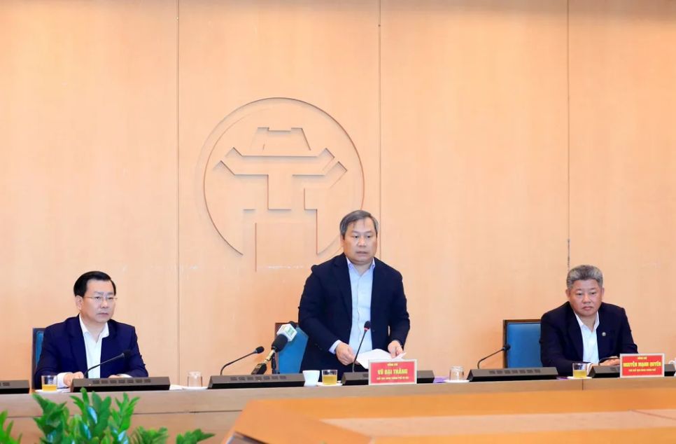 Chủ tịch UBND TP Hà Nội chủ trì và phát biểu tại cuộc họp