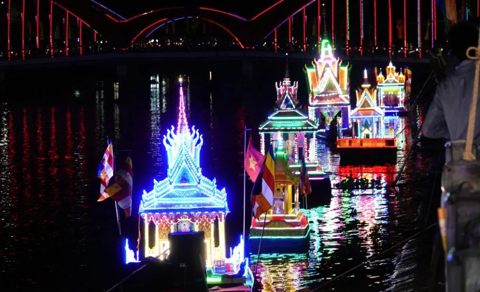 Sông Maspero là địa điểm diễn ra các lễ hội lớn tại tỉnh Sóc Trăng trước đây