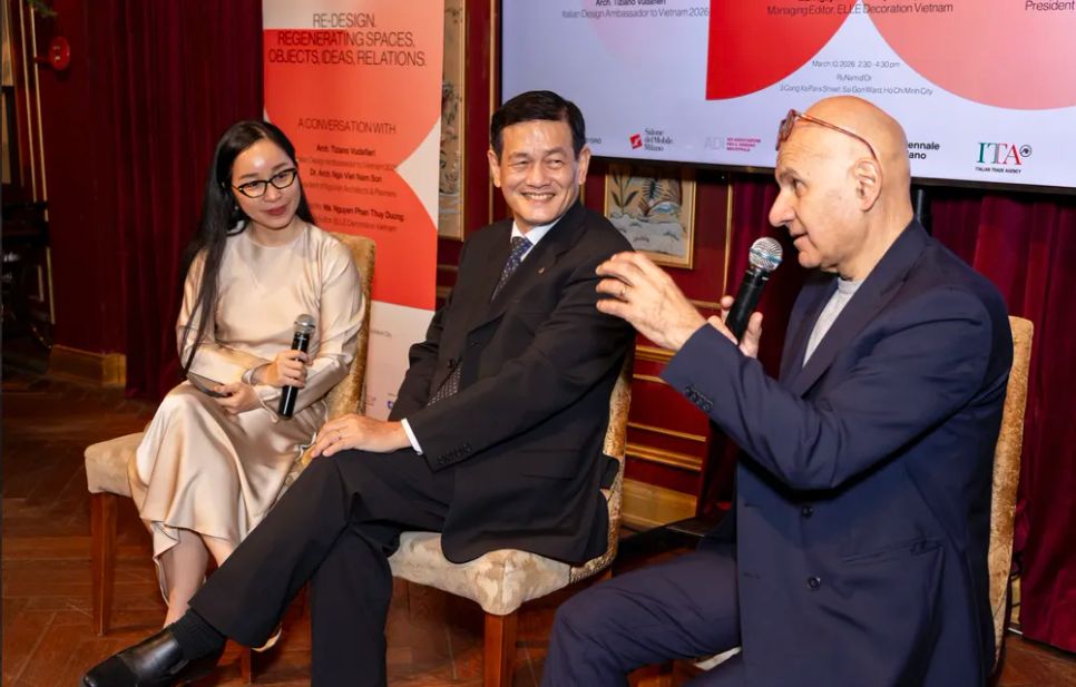 Kiến trúc sư Italy - Việt Nam đối thoại tại Ngày thiết kế Italy 2026