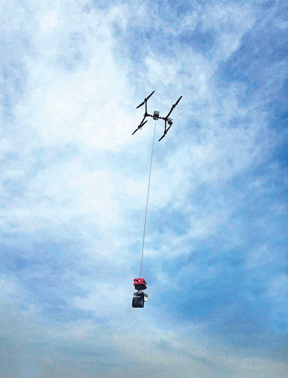 UAV của Realtime Robotics - một đơn vị tư nhân, được thử nghiệm giao hàng sáng ngày 5/1/2026