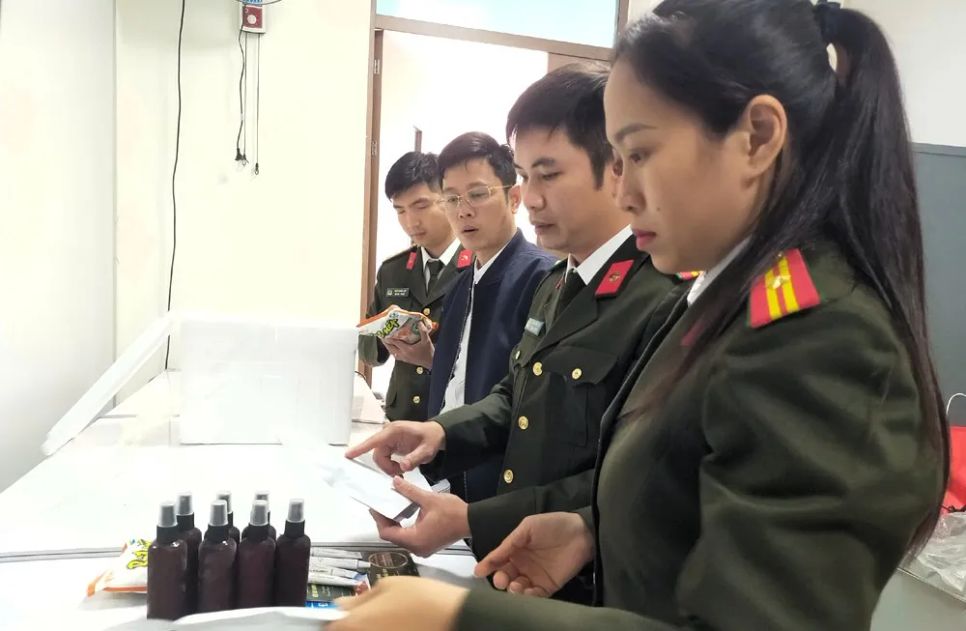 Tang vật bị lực lượng Công an thu giữ. Ảnh: CACC