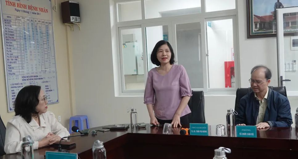 BS Nguyễn Thị Phúc, đại diện Tổ chức Y tế Thế giới (WHO) tại Việt Nam thông tin. Ảnh: XUÂN QUỲNH