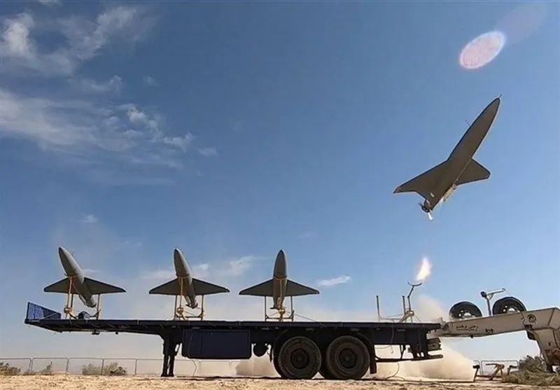 Máy bay không người lái của Iran. Ảnh: TASNIM