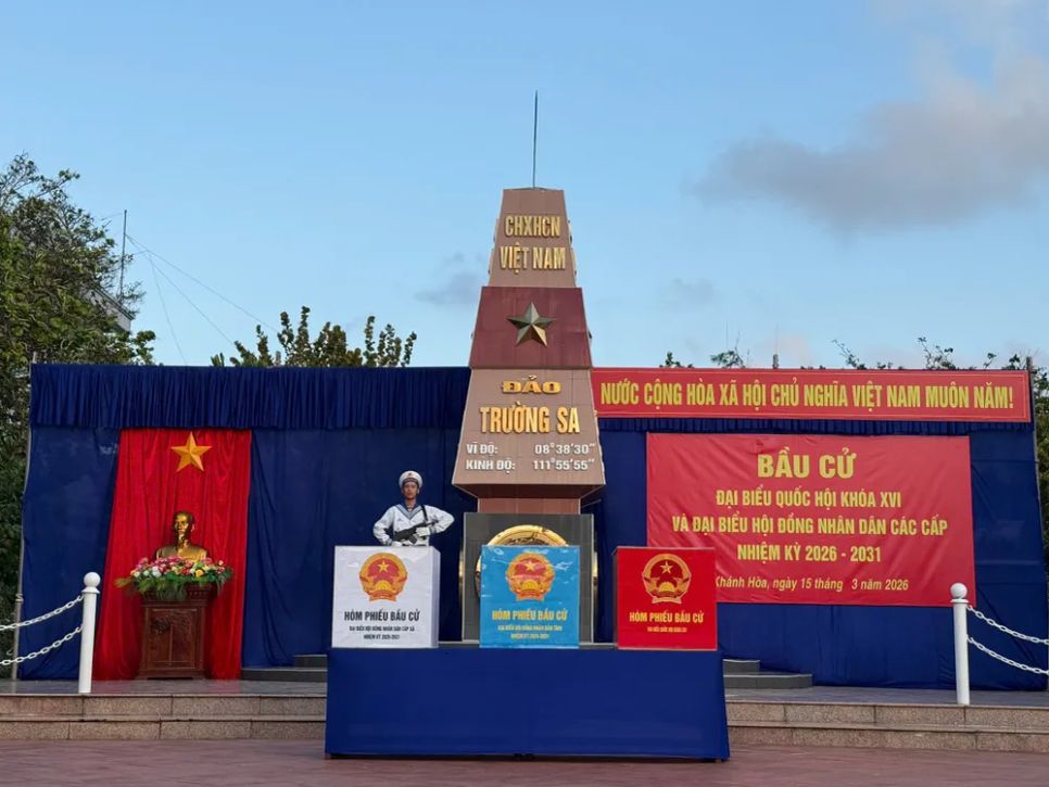 Đảo Trường Sa sẵn sàng cho ngày bầu cử