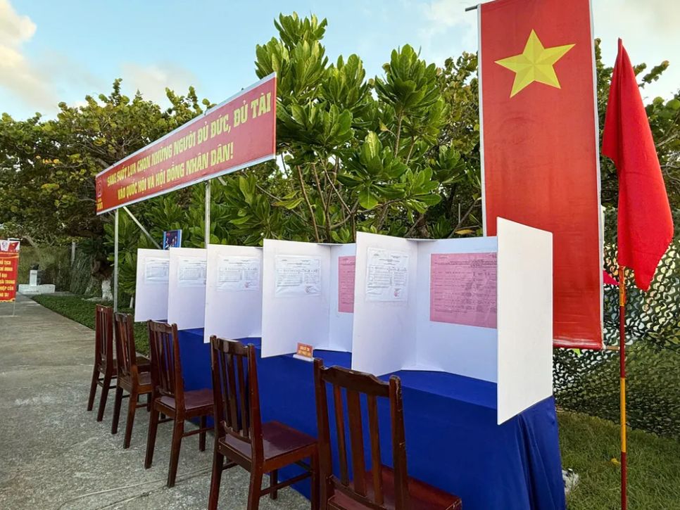 Đảo Trường Sa sẵn sàng cho ngày bầu cử