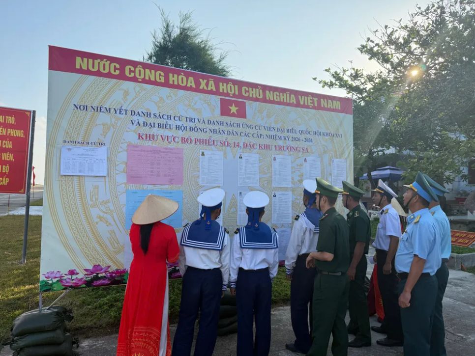 Đảo Trường Sa sẵn sàng cho ngày bầu cử