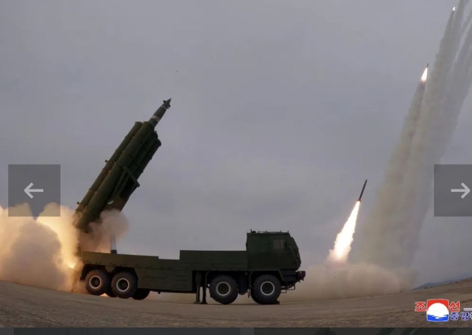 Cuộc diễn tập hỏa lực của đơn vị pháo binh tầm xa Triều Tiên. Ảnh: KCNA Cuộc diễn tập hỏa lực của đơn vị pháo binh tầm xa Triều Tiên. Ảnh: KCNA