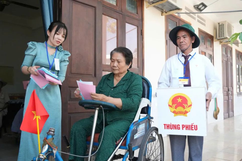 Những cử tri đặc biệt trong ngày bầu cử Những cử tri đặc biệt trong ngày bầu cử