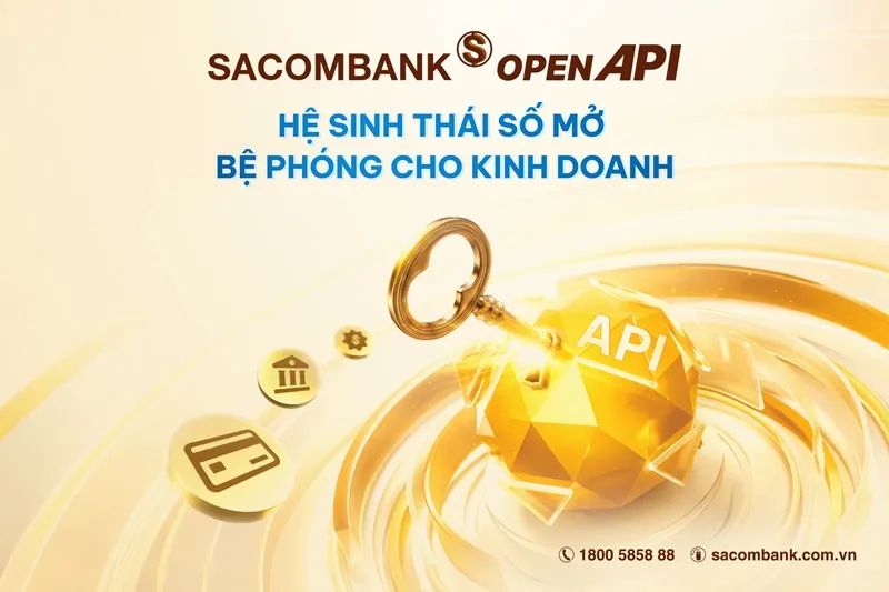Sacombank phát triển ngân hàng mở Open Banking Sacombank phát triển ngân hàng mở Open Banking