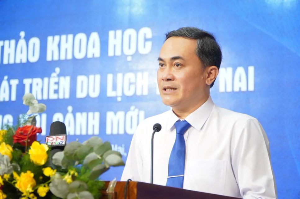 Phó Chủ tịch UBND tỉnh Đồng Nai Lê Trường Sơn phát biểu tại hội thảo