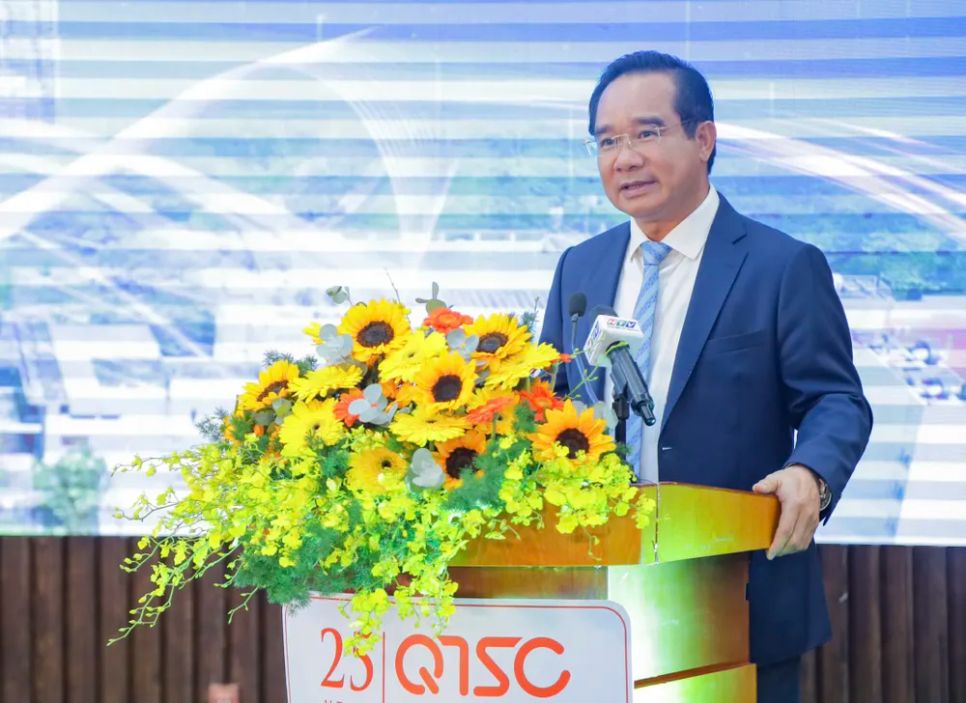 Chủ tịch UBND TPHCM Nguyễn Văn Được phát biểu tại buổi lễ