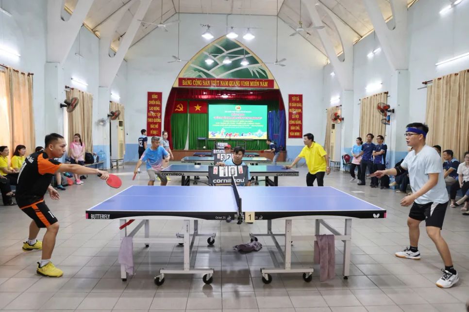 Hội thao diễn ra trong không khí sôi nổi