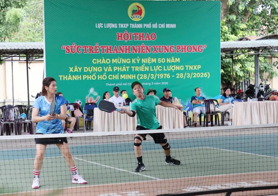 Sôi nổi hội thao Sức trẻ Thanh niên xung phong năm 2026