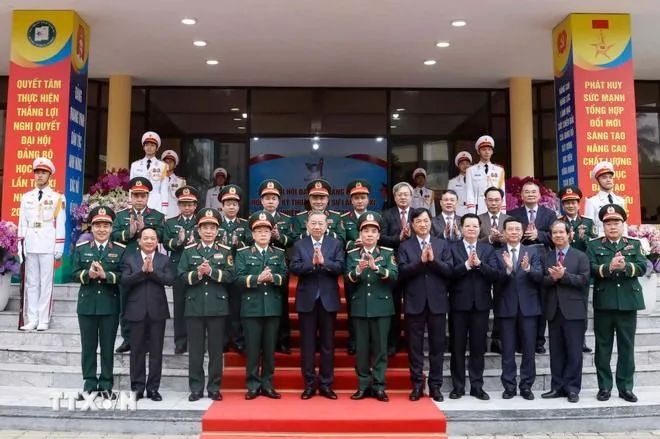 Tổng Bí thư Tô Lâm và các đại biểu. Ảnh: TTXVN