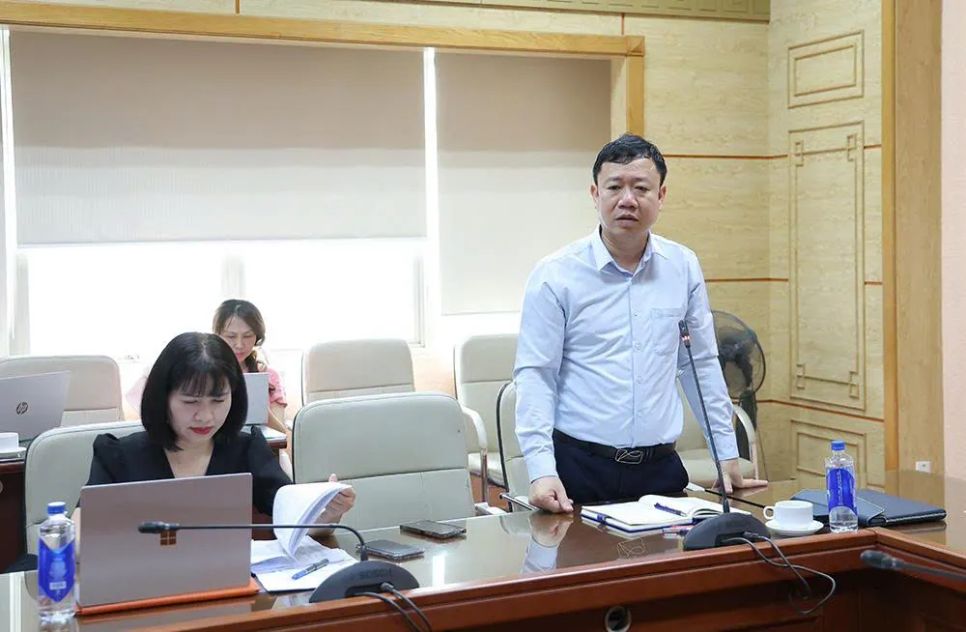 Lãnh đạo Cục Dân số, Bộ Y tế thông tin tại cuộc họp