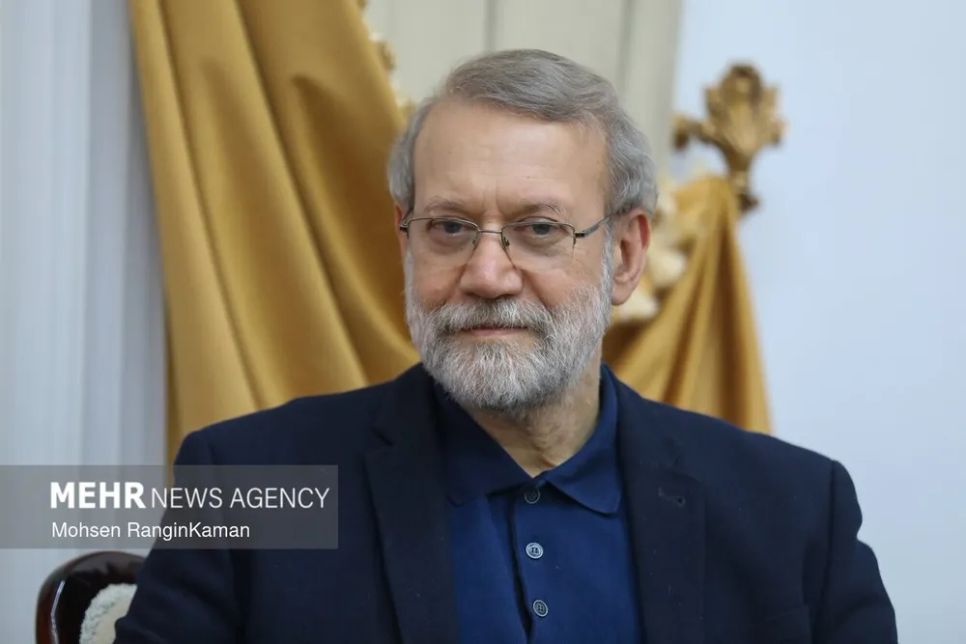 Thư ký Hội đồng An ninh Quốc gia Tối cao Ali Larijani. Ảnh MEHR NEWS