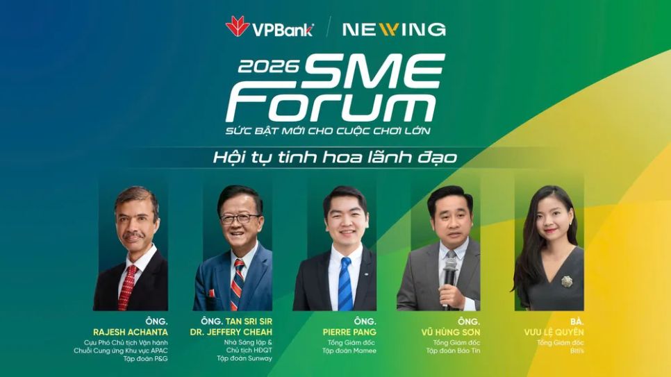SME Forum 2026 quy tụ nhiều diễn giả uy tín trong khu vực
