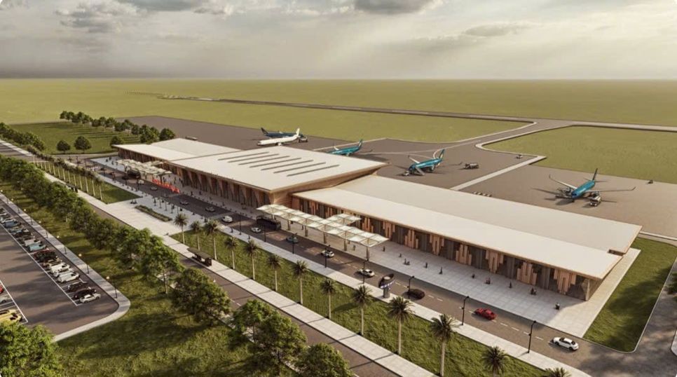 Phối cảnh dự án Cảng hàng không dân dụng Phan Thiết