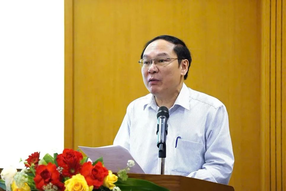 Thứ trưởng Bộ Nông nghiệp và Môi trường Lê Công Thành phát biểu tại hội thảo. Ảnh: PHẠM HIẾU