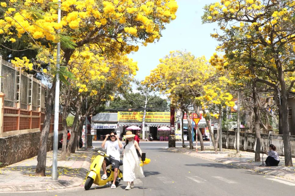 Các bạn trẻ chuẩn bị cả xe điện để làm đạo cụ. Ảnh: QUANG VŨ