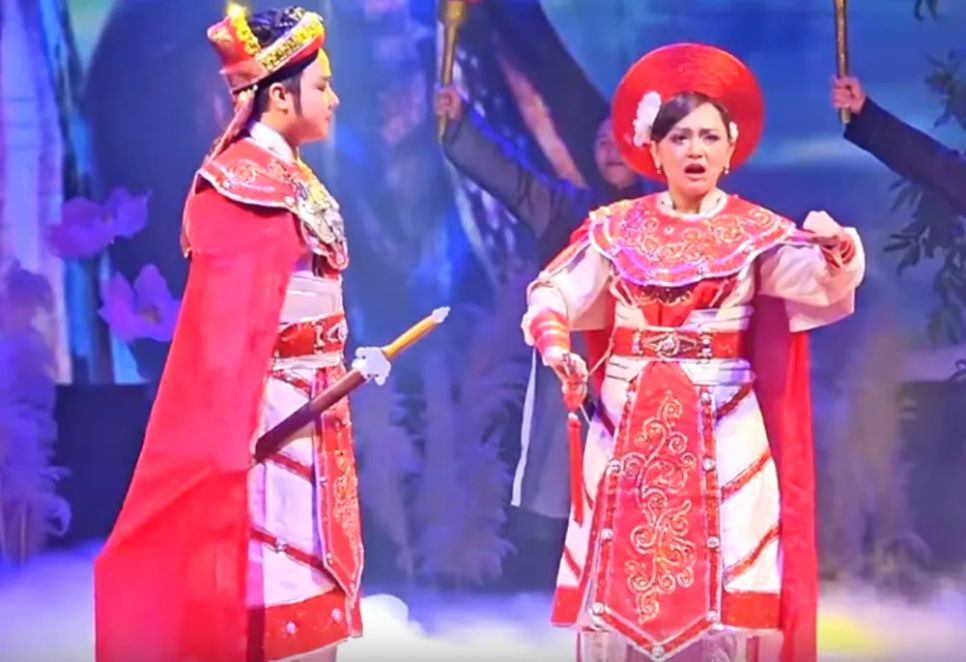 Bùm Bum vào vai Trưng Trắc trong 