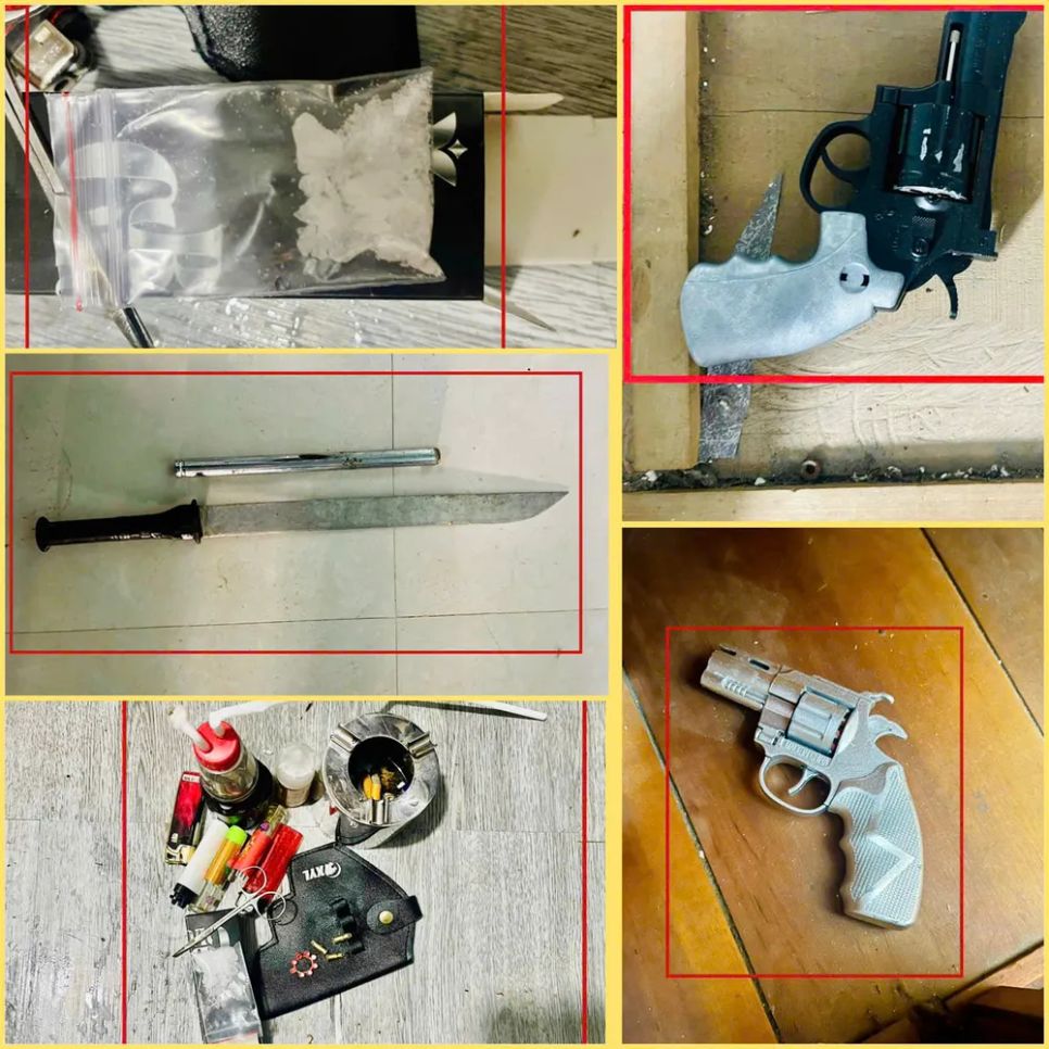 Tang vật lực lượng công an thu giữ