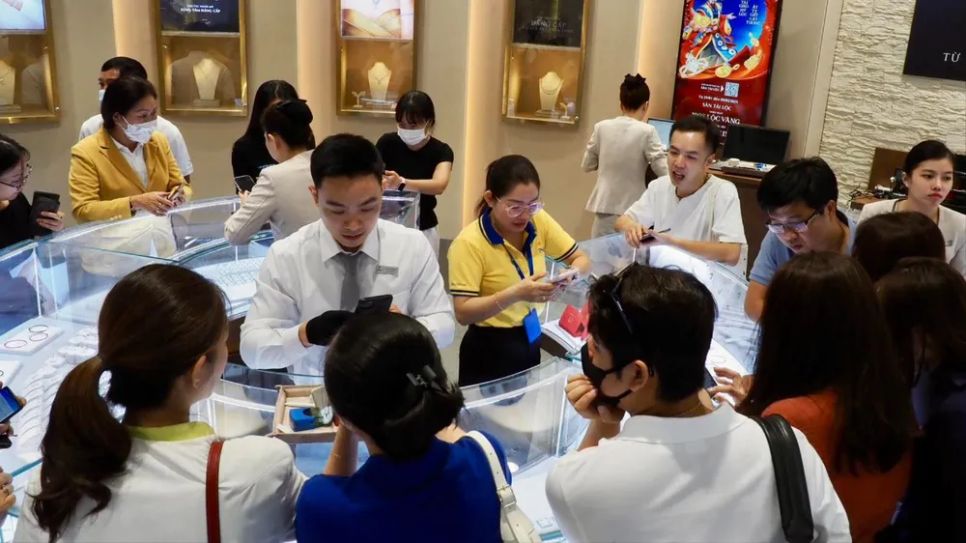 Giá vàng trong nước tăng trở lại