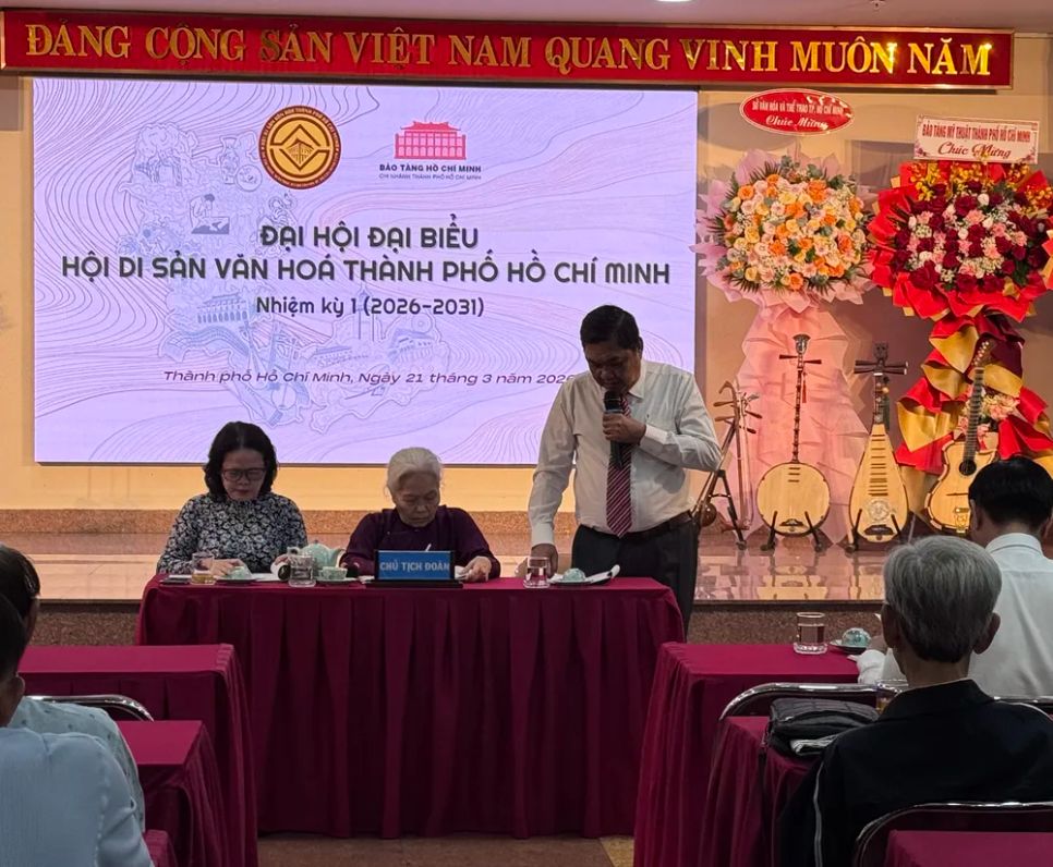 Đại hội đại biểu nhiệm kỳ I (2026-2031) Hội Di sản văn hóa TPHCM Đại hội đại biểu nhiệm kỳ I (2026-2031) Hội Di sản văn hóa TPHCM