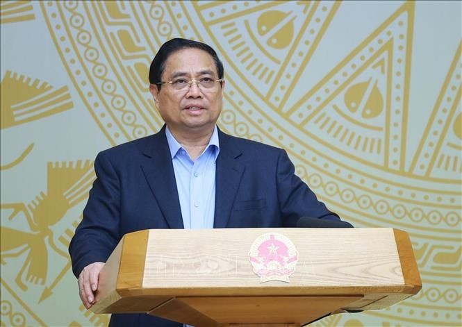 Thủ tướng Phạm Minh Chính kết luận phiên họp. Ảnh: Dương Giang/TTXVN Thủ tướng Phạm Minh Chính kết luận phiên họp. Ảnh: Dương Giang/TTXVN