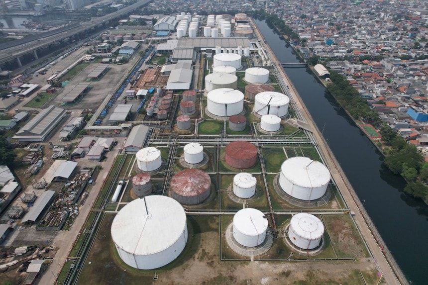 Giá dầu Mỹ thấp hơn châu Âu trong làn sóng tăng giá toàn cầu. Ảnh minh họa