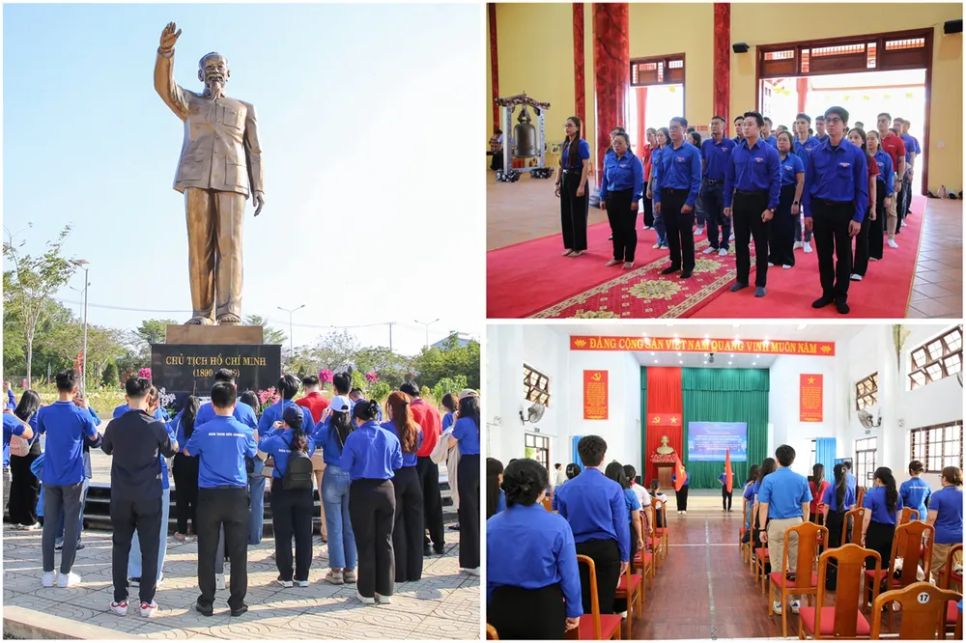 Dâng hương tri ân các anh hùng liệt sĩ và Lễ chào cờ tại xã đảo. Dâng hương tri ân các anh hùng liệt sĩ và Lễ chào cờ tại xã đảo.