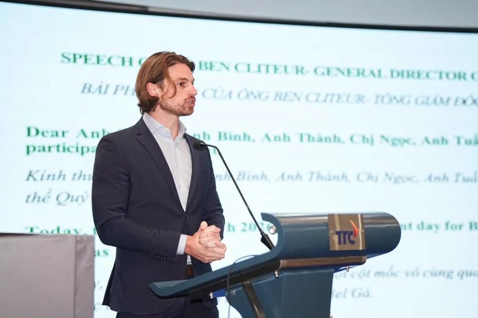 Ông Ben Cliteur chia sẻ về chiến lược phát triển bền vững của doanh nghiệp