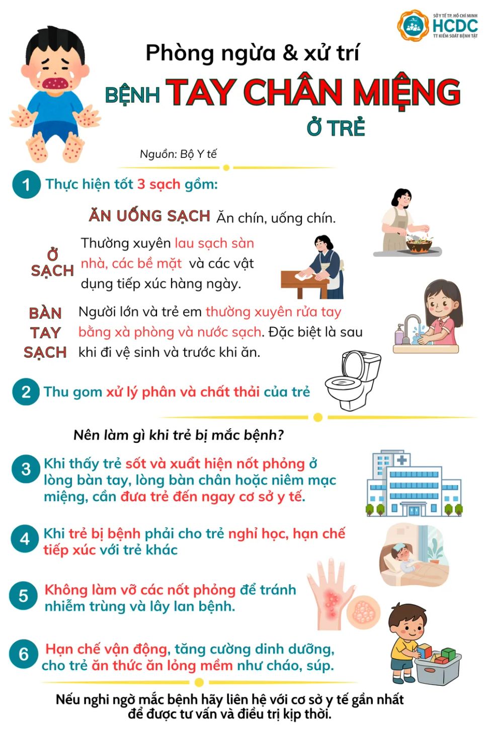 Số ca mắc tay chân miệng tại TPHCM tăng cao, đã có 3 ca tử vong