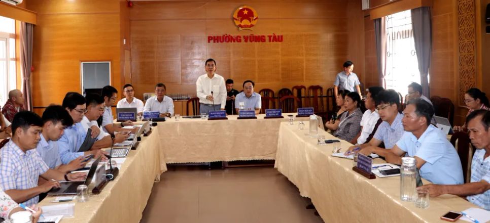 Lãnh đạo Sở NN-MT TPHCM phát biểu tại buổi làm việc. Ảnh: QUANG VŨ