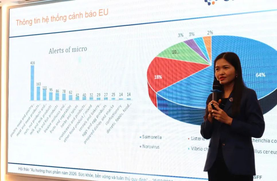 Bà Võ Thị Phi Phượng chia sẻ tại hội thảo Bà Võ Thị Phi Phượng chia sẻ tại hội thảo