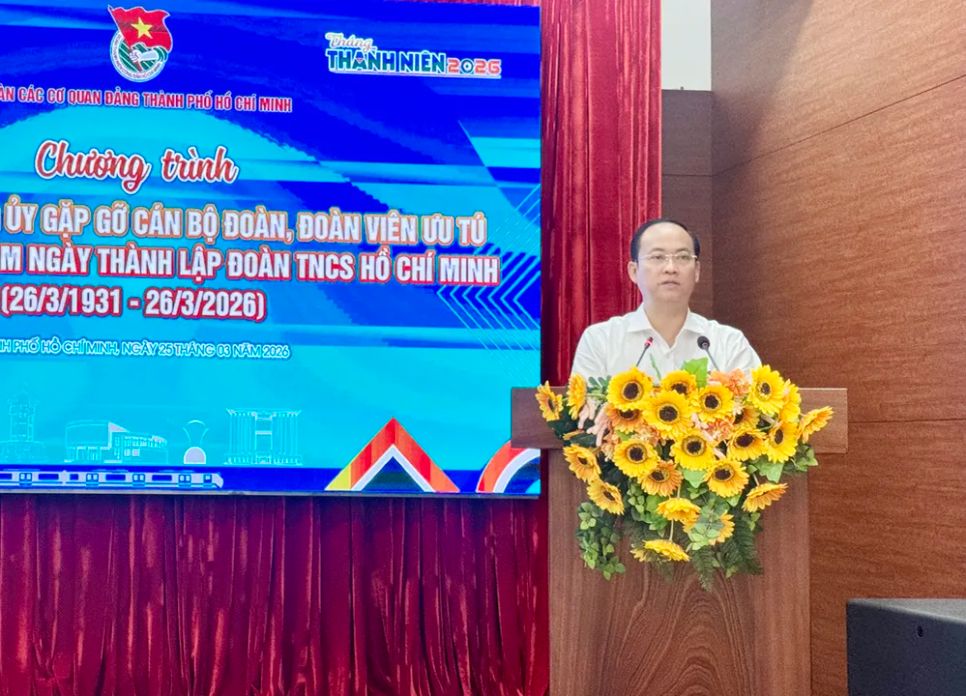 Phó Bí thư Đảng ủy các cơ quan Đảng Thành phố Nguyễn Khoa Hải phát biểu Phó Bí thư Đảng ủy các cơ quan Đảng Thành phố Nguyễn Khoa Hải phát biểu