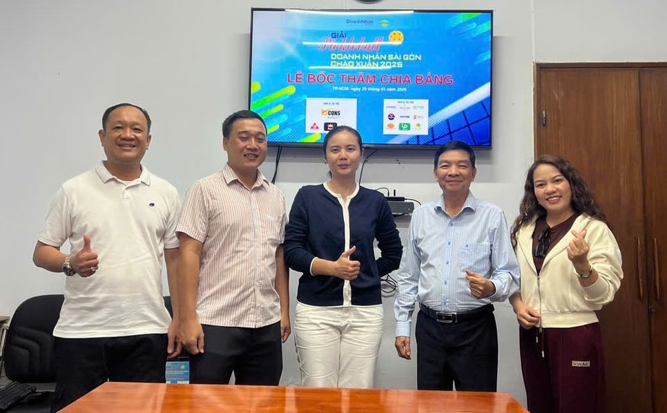 Lễ bốc thăm chia bảng Giải Pickleball Doanh Nhân Sài Gòn - Chào Xuân 2026