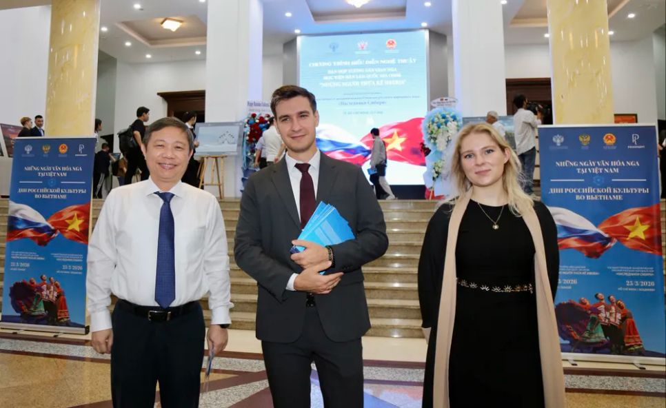 Trưởng Ban Tuyên giáo và Dân vận Thành ủy TPHCM Dương Anh Đức dự chương trình. Ảnh: DŨNG PHƯƠNG