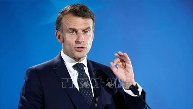 Tổng thống Pháp Emmanuel Macron. Ảnh: IRNA/TTXVN Tổng thống Pháp Emmanuel Macron. Ảnh: IRNA/TTXVN