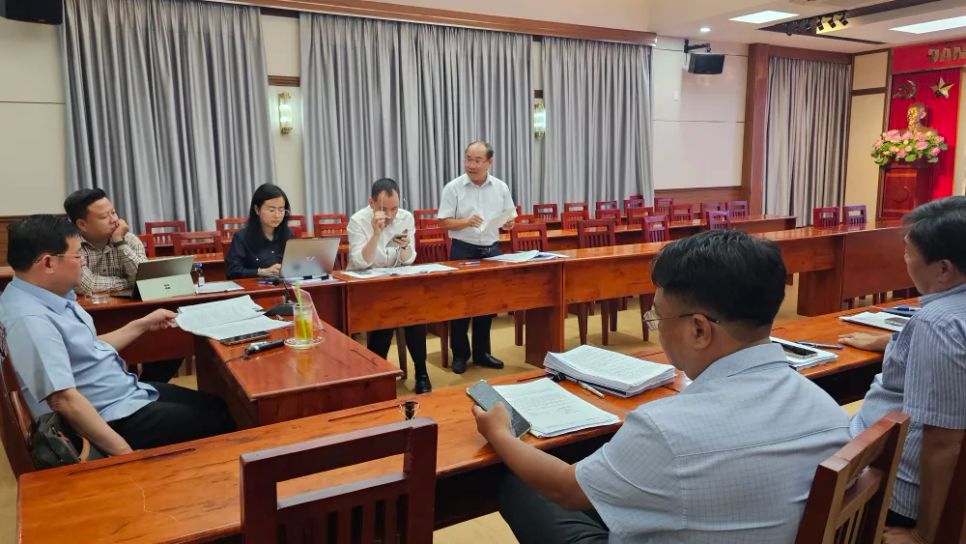 Đại diện CTCP địa ốc Phú Long phát biểu tại buổi làm việc.