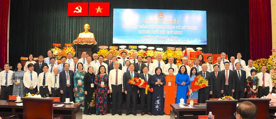 Ban Chấp hành Liên hiệp hội nhiệm kỳ 2026-2031 ra mắt đại hội. ẢNH QUANG HUY