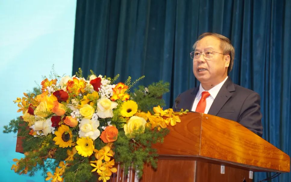 Phó Bí thư Tỉnh ủy Gia Lai Châu Ngọc Tuấn phát biểu mở màn diễn đàn