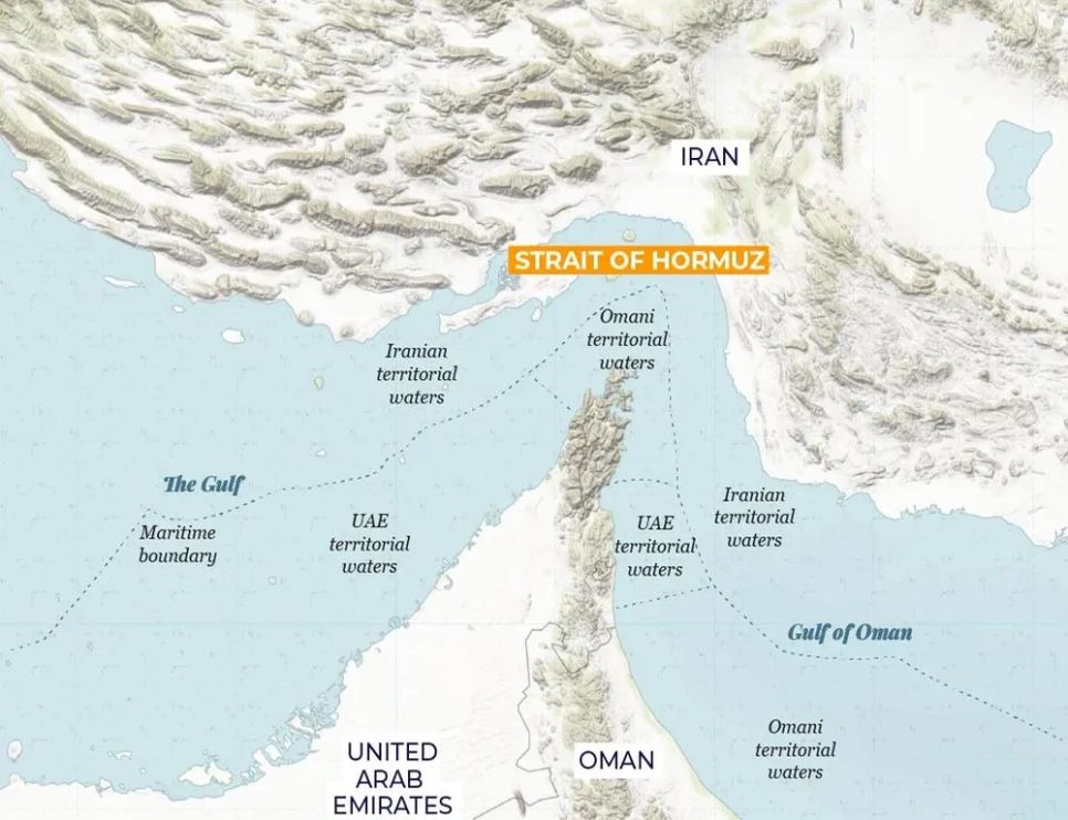 Vị trí đắc địa của Eo biển Hormuz. Ảnh: Getty Images Vị trí đắc địa của Eo biển Hormuz. Ảnh: Getty Images