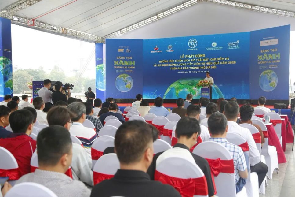 Quang cảnh buổi lễ phát động. Ảnh: HÀ NGUYỄN