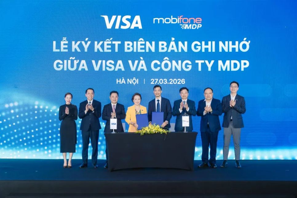 Đại diện Visa và MDP ký kết biên bản ghi nhớ hợp tác