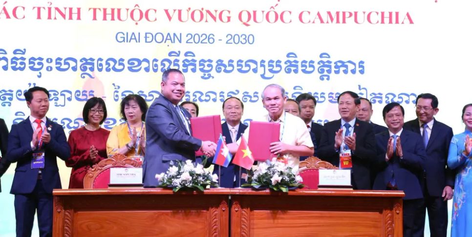 Ký kết hợp tác giữa doanh nghiệp Gia Lai với đối tác ở Campuchia