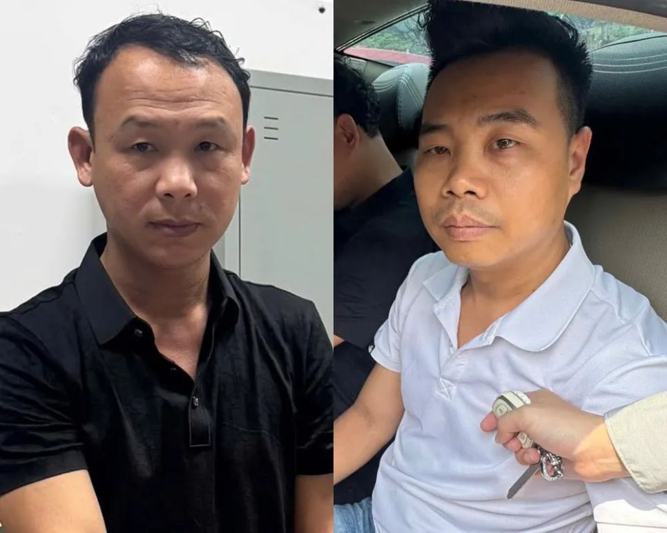 Đối tượng Giáp Đức Sơn và Nguyễn Minh Đức. Ảnh: CACC